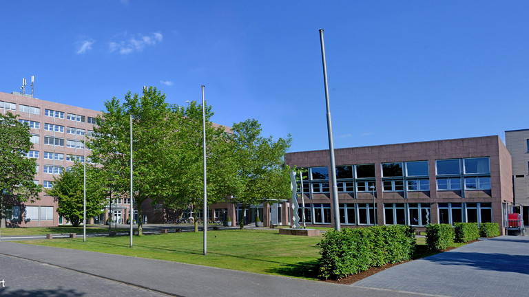 Das Kreishaus in Steinfurt, fotografiert von Dorothea Böing, Kreis Steinfurt